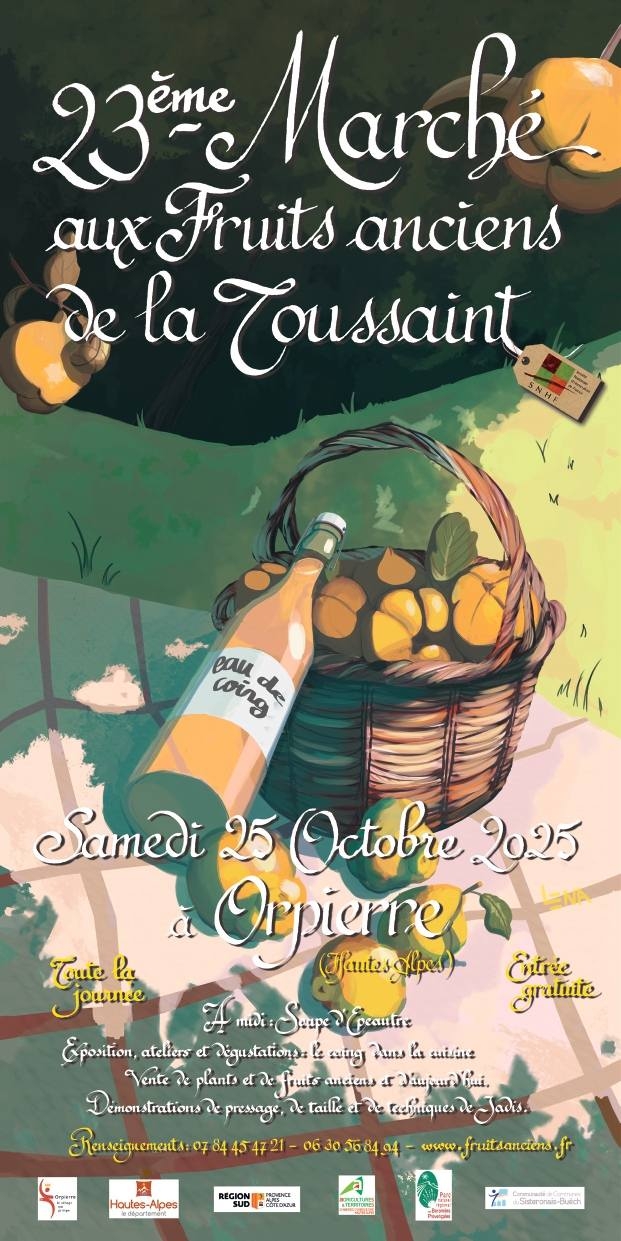 Marché Fruits Anciens ORPIERRE 2025