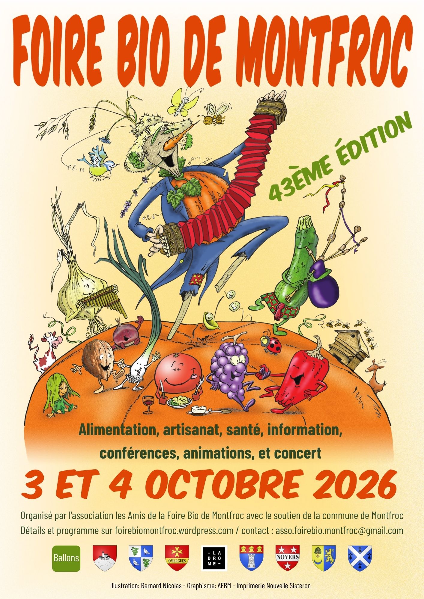 Affiche MONTFROC Foire 2026