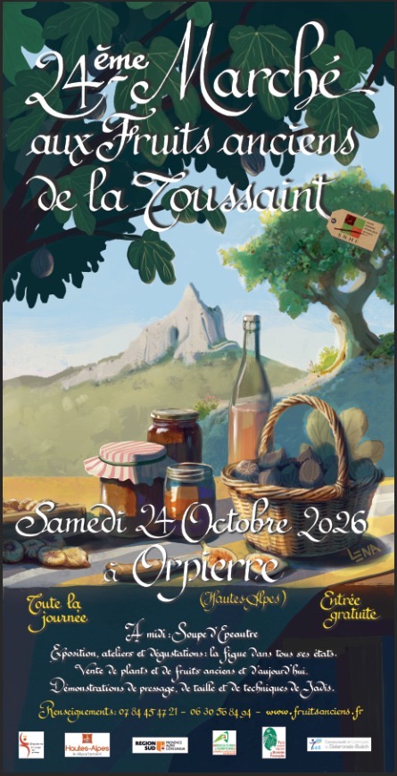 Marché Fruits Anciens ORPIERRE 2026